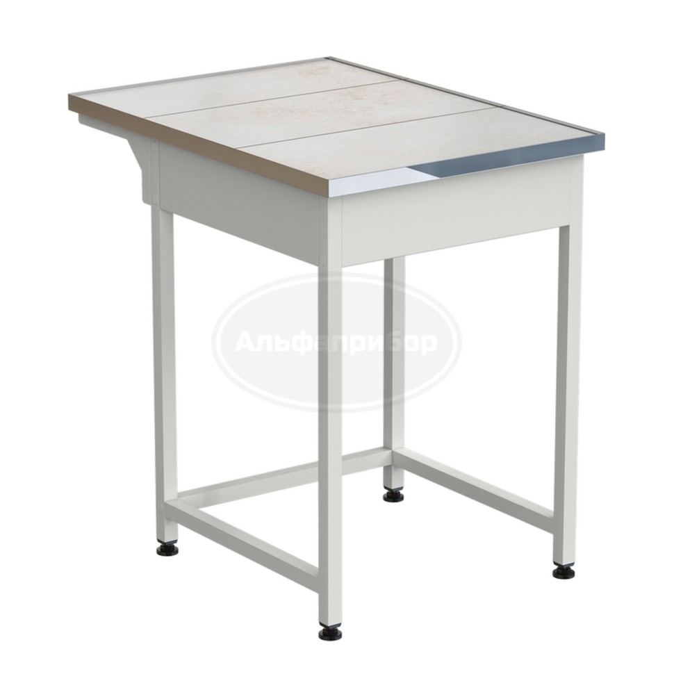 Стол-приставка 610х850х850 мм, раб. поверхность - керамика