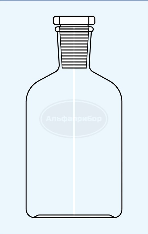 Банка светлая с пробкой узкое горло 5000мл 45/40, Technosklo