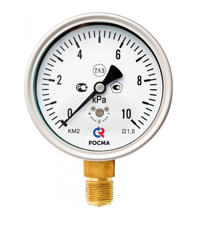 Манометр для измерения низких давлений газов КМ-22