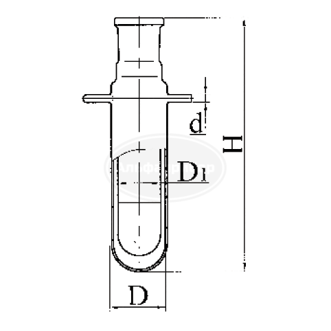 Сосуд для определения температуры замерзания нефтепродуктов ГФ 5.887.353