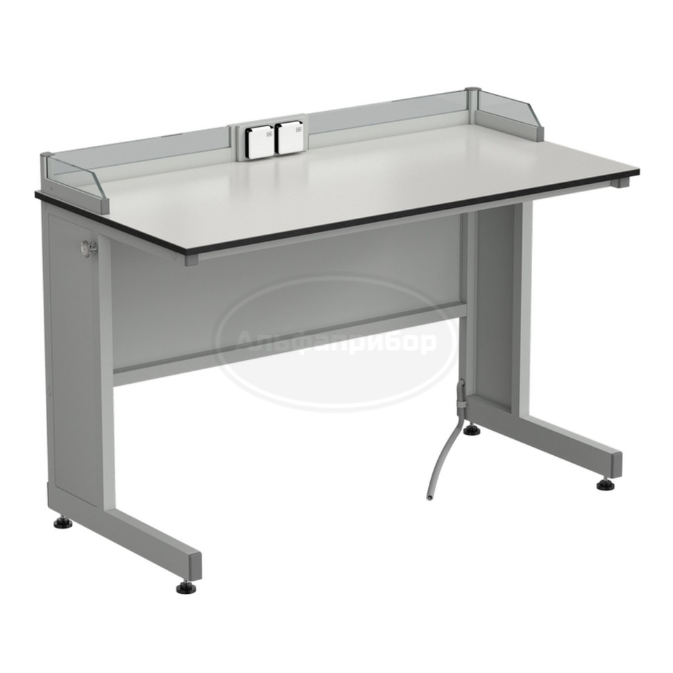 Стол ученический с бортиком и розетками 1200х600х840 мм, раб. поверхность - Labgrade