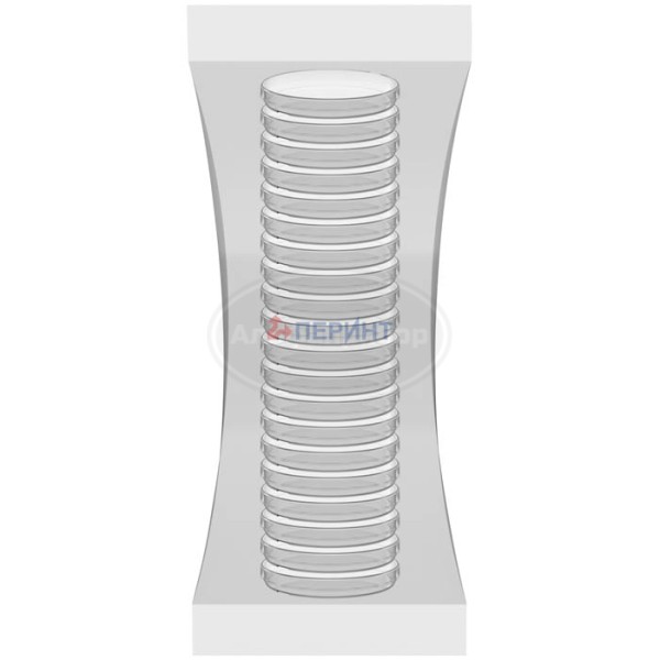 Чашки Петри 90 мм, 1 секция, групповая упаковка