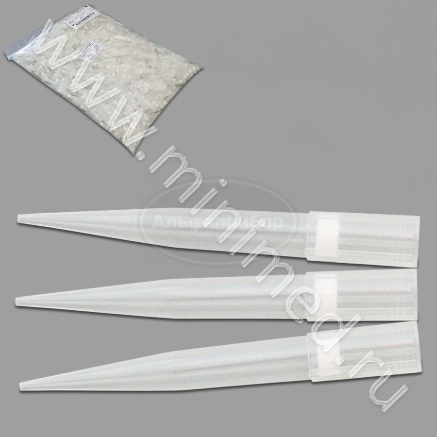 Наконечник для дозаторов с фильтром 50-1000 мкл, для ПЦР, тип Gilson, стерильный, упаковка 1000шт, Aptaca