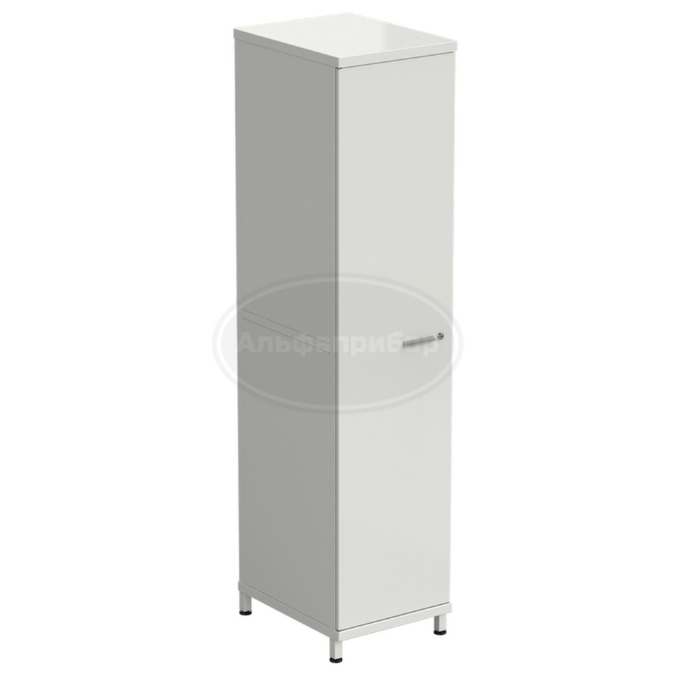 Шкаф для одежды одностворчатый 455х575х1970 мм, белый