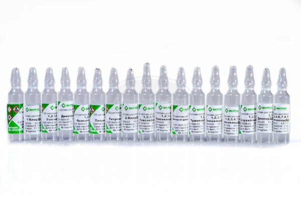 Полихлорированные дибензо-п-диоксины растворы в толуоле (18 соединений)