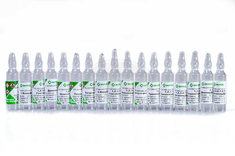 Полихлорированные дибензо-п-диоксины растворы в толуоле (18 соединений)