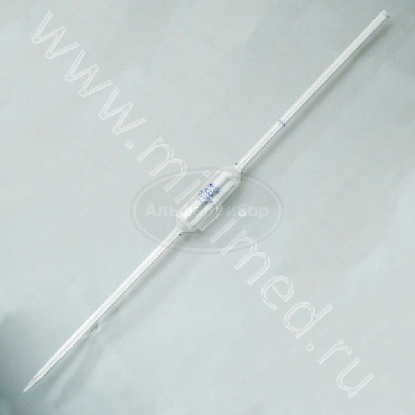 Пипетка с одной отметкой (Мора) 2-2-50 ТУ 9464-013-52876351-2014, ГОСТ 29169-91, МиниМедПром, упаковка 4шт