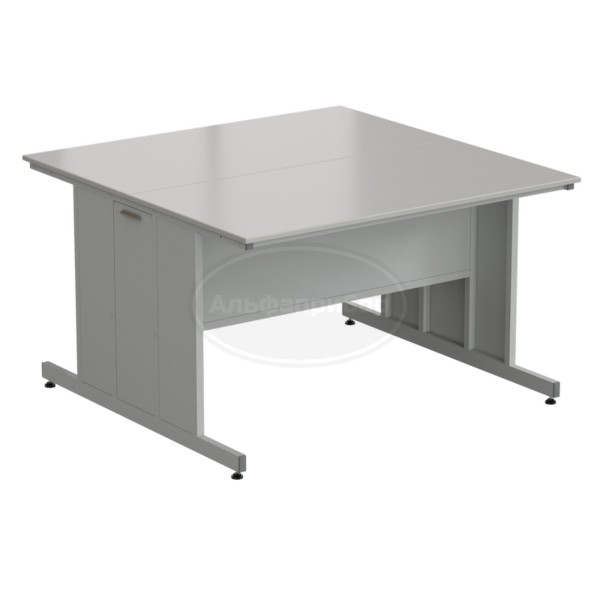 Стол островной 1500х1500х900 мм, раб. поверхность - Durcon