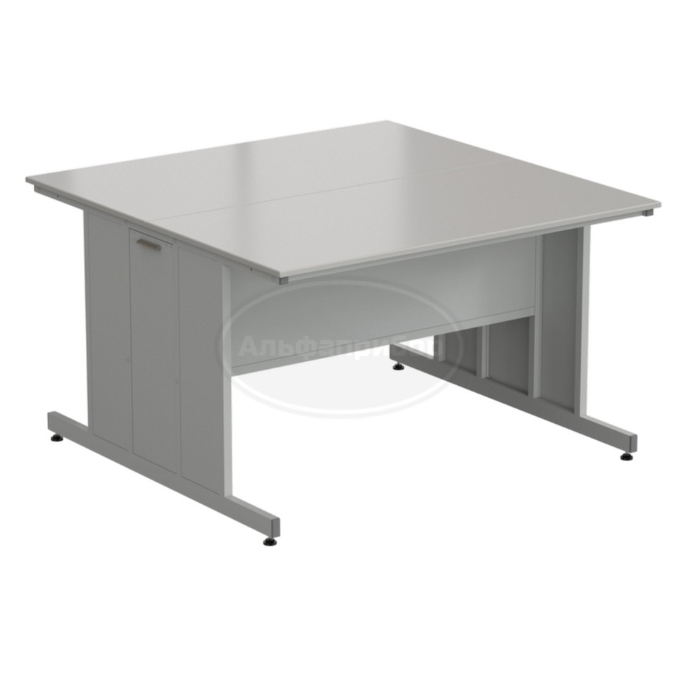 Стол островной 1500х1500х900 мм, раб. поверхность - Durcon