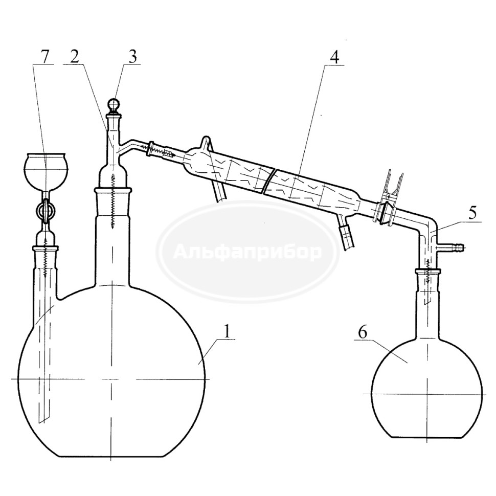 Аппарат для перегонки веществ АПВ-10 (дистиллятор 10 л)