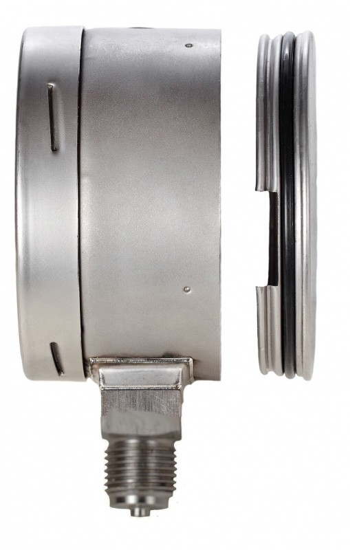 Вакуумметры, мановакуумметры, манометры виброустойчивые коррозионностойкие ДВ8008-ВУф Кс, ДА8008-ВУф Кс, ДМ8008-ВУф Кс S (безопасное исполнение)