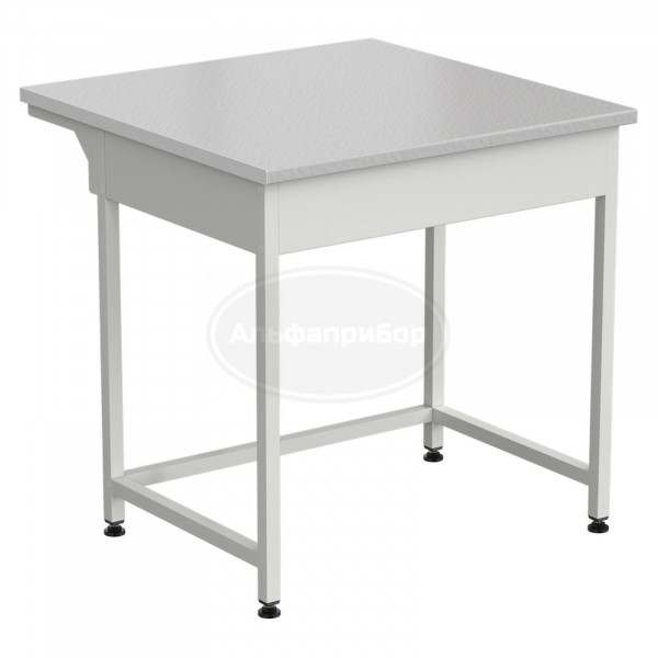 Стол-приставка 850х850х850 мм, раб. поверхность - белый ламинат