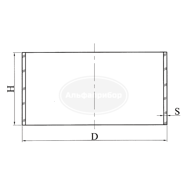 Обечайка, эскиз 5-381-13