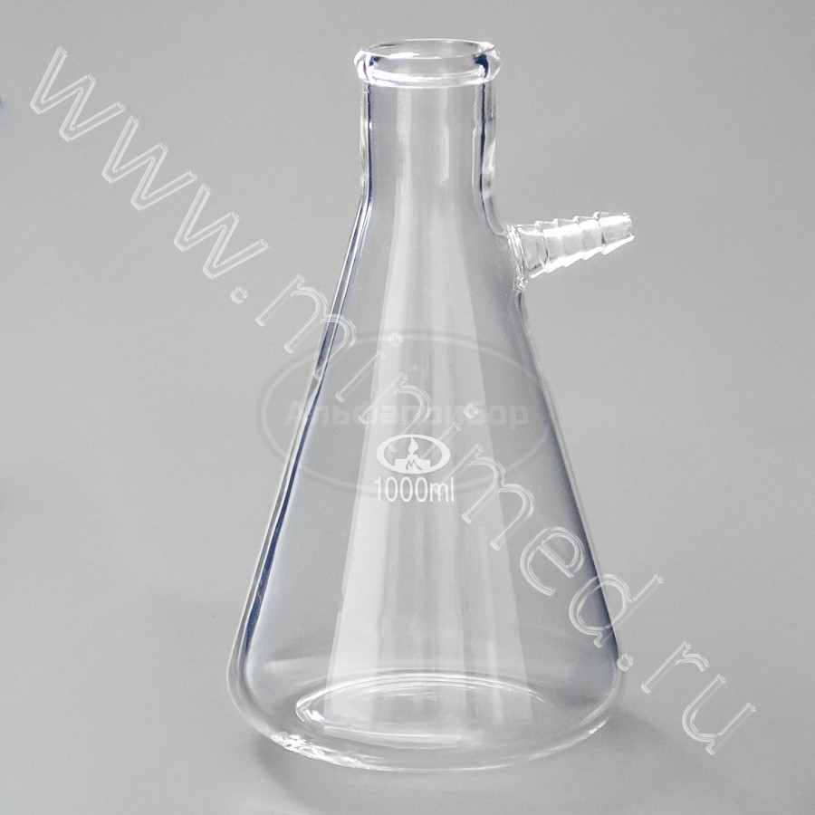 Колба 1-1000, с тубусом (Бунзена), ТС, упаковка 2/16шт