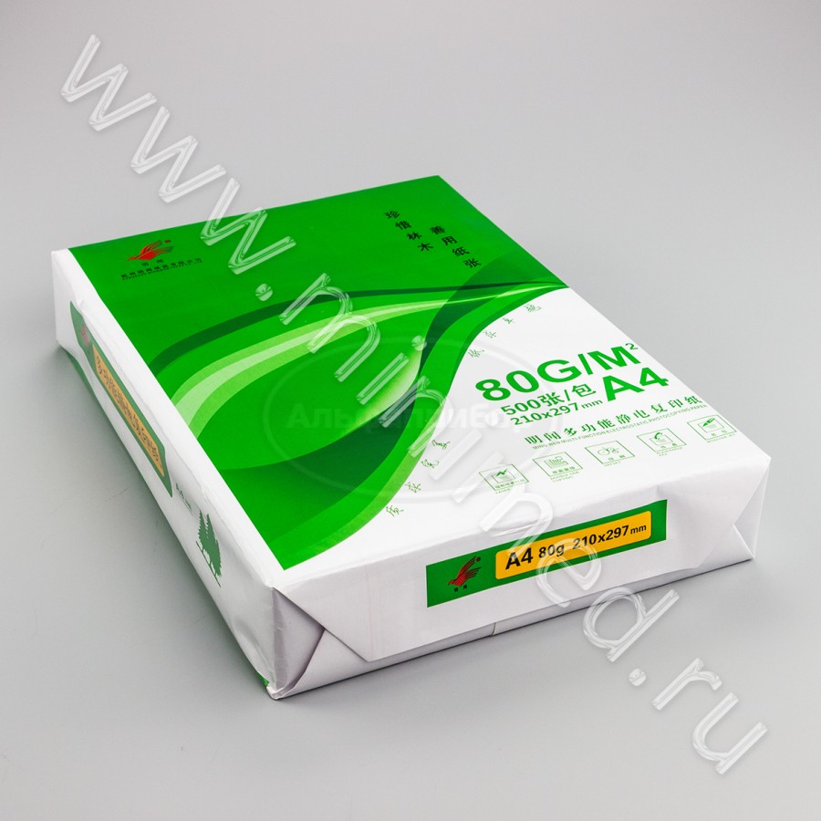 Бумага офисная А4 IQ Allround 80г/м2 162% СIE белизны, в коробке 10 уп