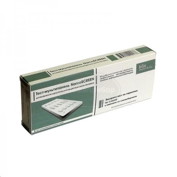 Тест-система Наркоскрин для выявления наркотических веществ в слюне 5 видов (10 шт.)