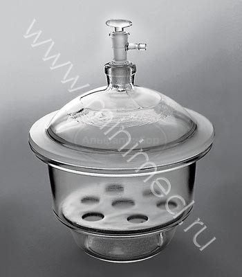 Эксикатор вакуумный с краном 1-180 мм, упаковка 2шт