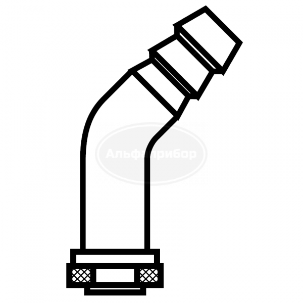 Соединение олива изогнутое (45 градусов) GL 14