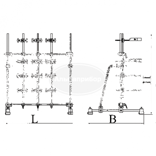 Штатив секционный