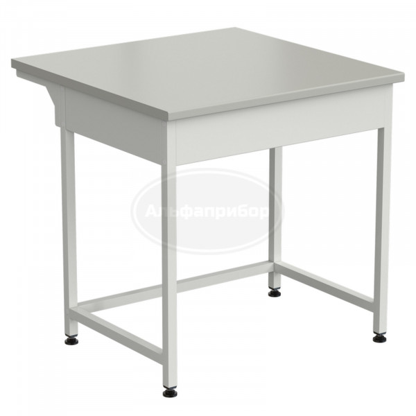 Стол-приставка 850х850х850 мм, раб. поверхность - серый ламинат
