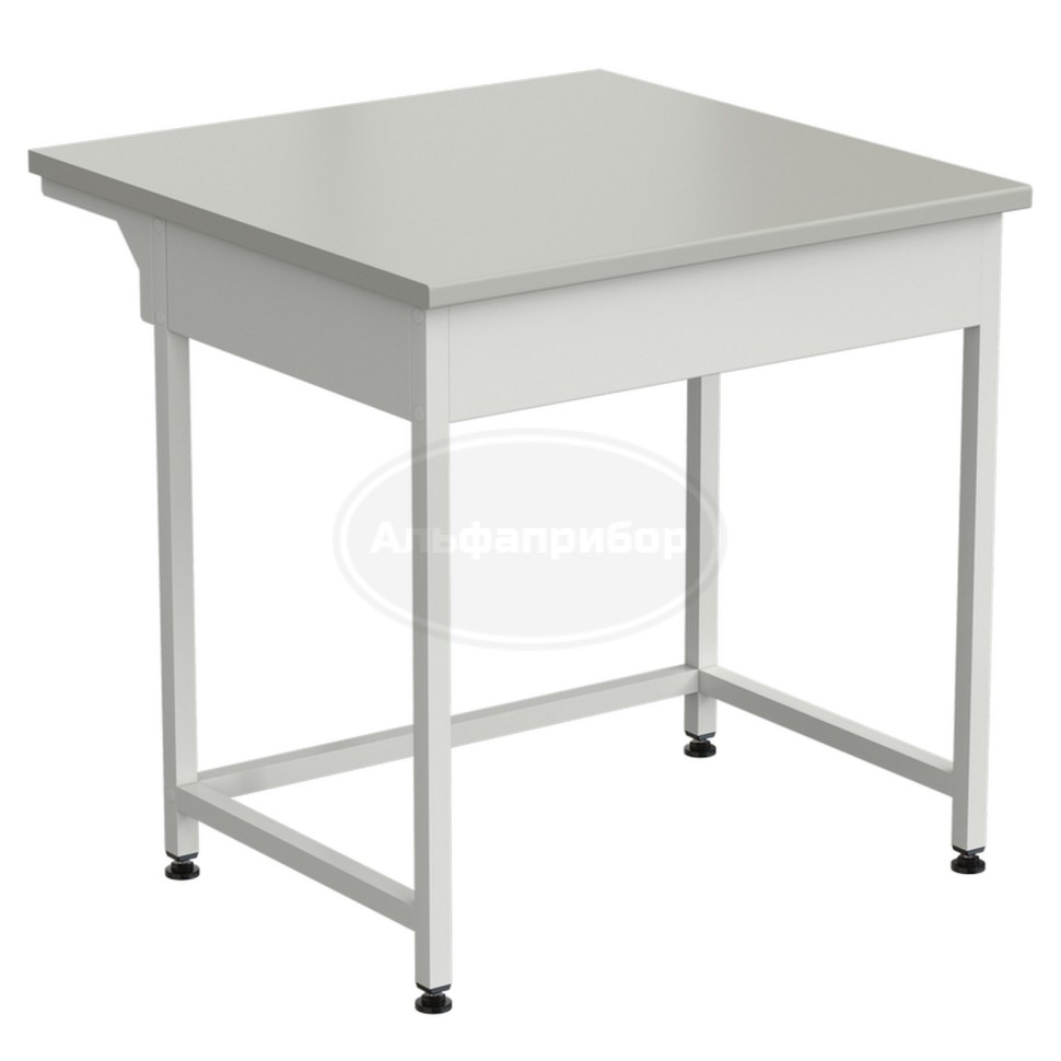 Стол-приставка 850х850х850 мм, раб. поверхность - серый ламинат