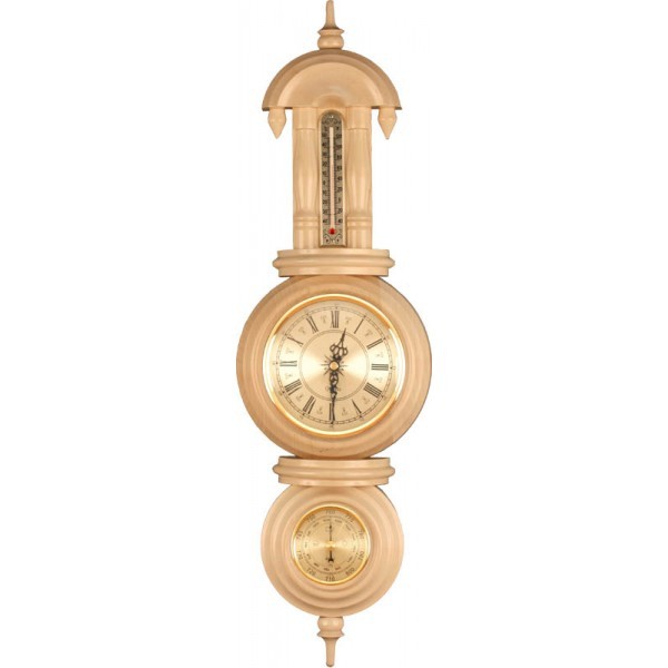 М-03 "Виндзор" метеостанция белая часы