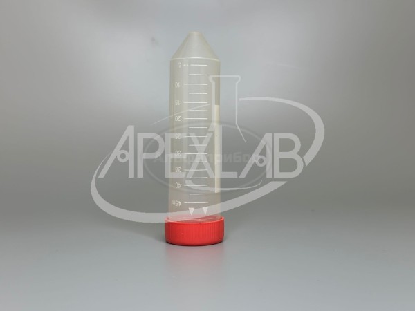 Пробирка коническая (центрифужная) 50 мл ПП с завинчивающейся крышкой и градуировкой, нестерильная (50 шт.)