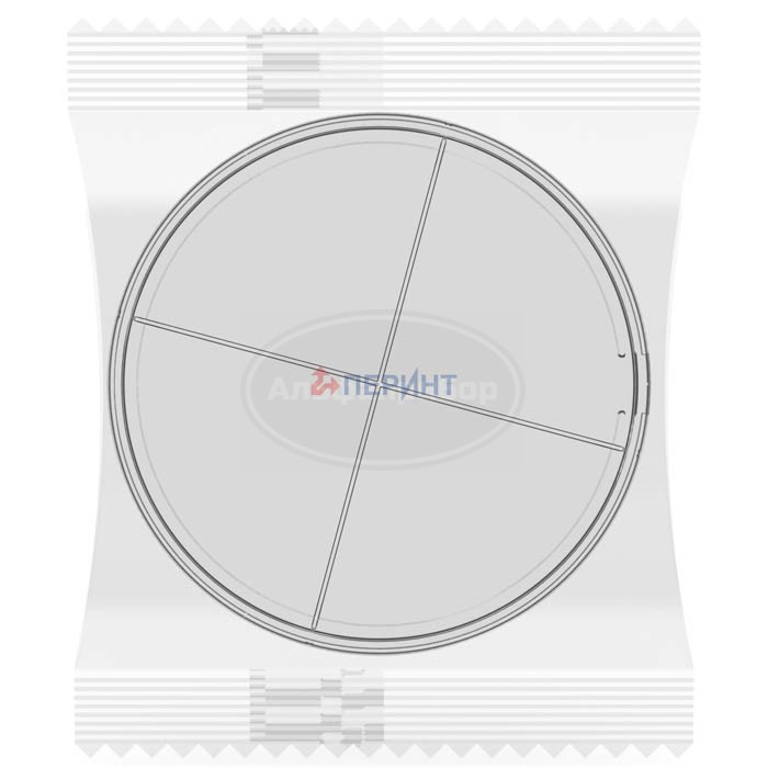 Чашки Петри 90 мм, 4 секции, индивидуальная упаковка