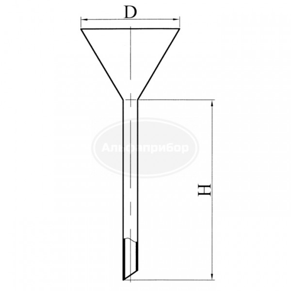 Воронка В-100 д/ст 170мм ГФ 6.412.106-03