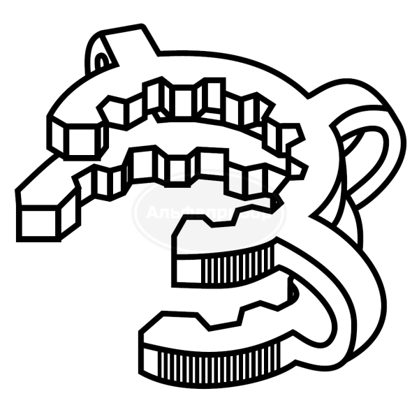 Зажим для НП 24.0мм green