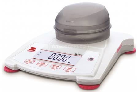 Лабораторные весы OHAUS SPX222+гиря