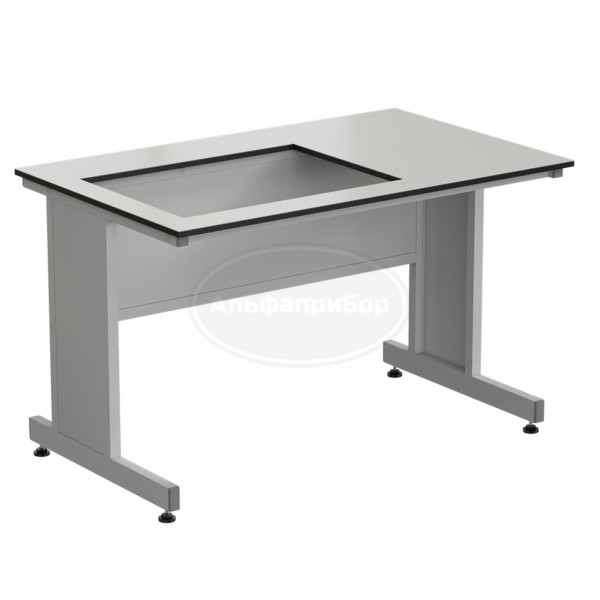 Приставка для весового стола 1200х750х750 мм, раб. поверхность - Labgrade (отверстие для весового стола слева)