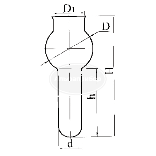Сосуд для улавливания азота, эскиз 5-329