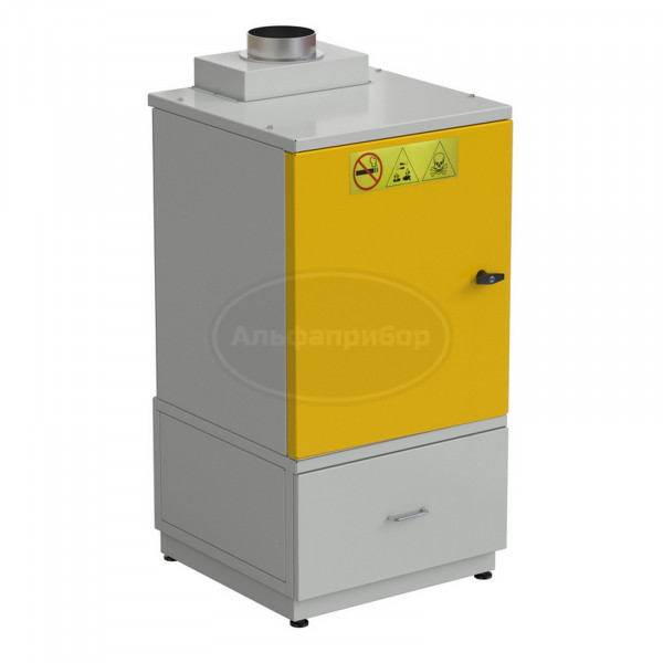 Шкаф для хранения горючих жидкостей 600х600х1210 мм, серый