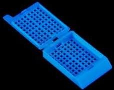 Биопсийные кассеты с крышкой, голубые (250 шт.)