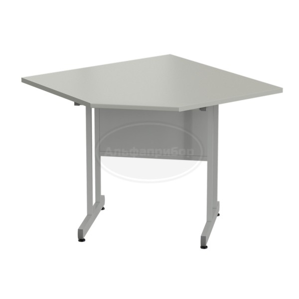 Стол-приставка угловой 1100х1100х900 мм, раб. поверхность - серый ламинат