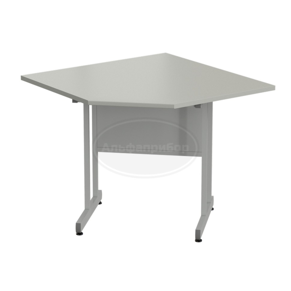 Стол-приставка угловой 1100х1100х900 мм, раб. поверхность - серый ламинат