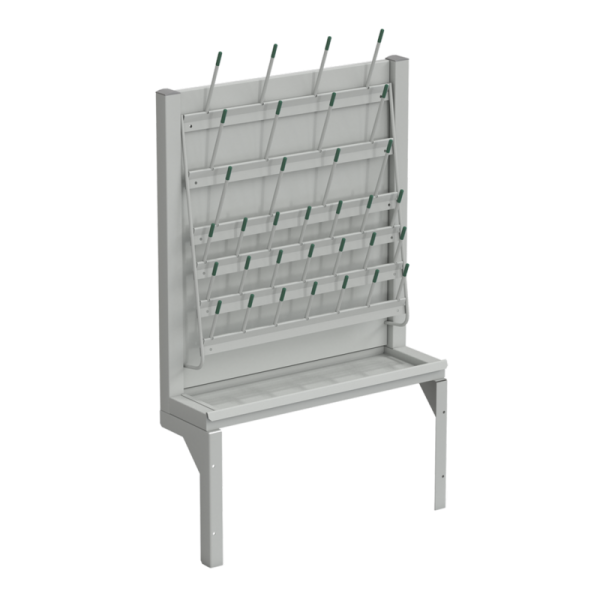 Сушилка 500x150x550 мм к мойкам (серия Практика), серая