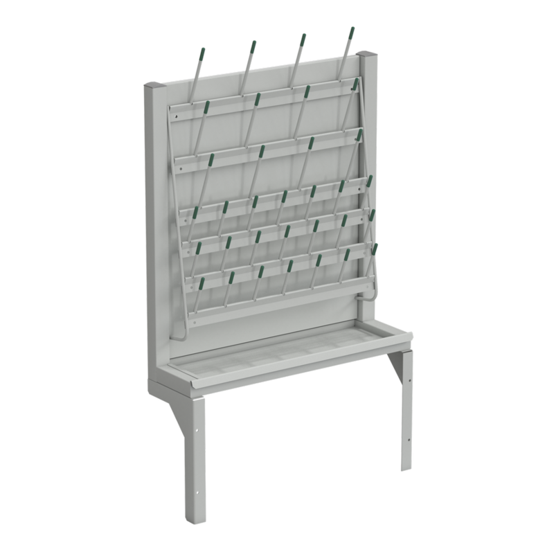 Сушилка 500x150x550 мм к мойкам (серия Практика), серая