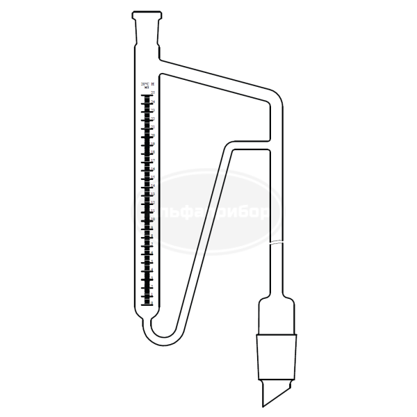 Микроловушка аппарат для отгонки летучих веществ, эскиз 2-73