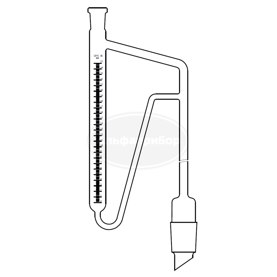 Микроловушка аппарат для отгонки летучих веществ, эскиз 2-73