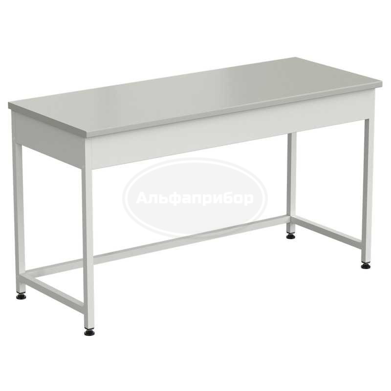 Стол приборный упрощенный 1500x600x850 мм, раб. поверхность - серый ламинат