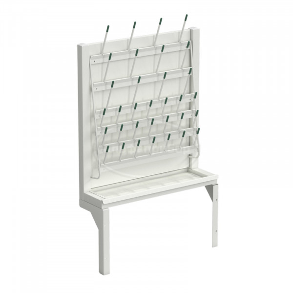 Сушилка 500x150x550 мм к столу-мойке (56.0532) с кронштейнами, белая