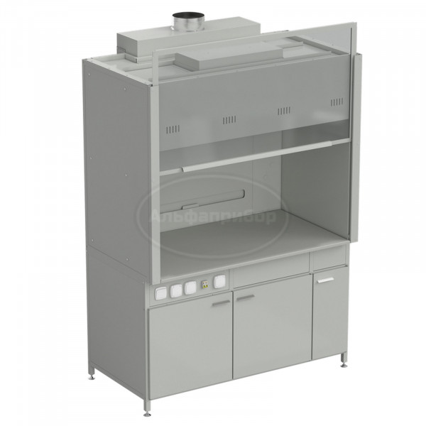 Шкаф вытяжной без подвода воды 1500х900х2145 мм, раб. поверхность - Durcon