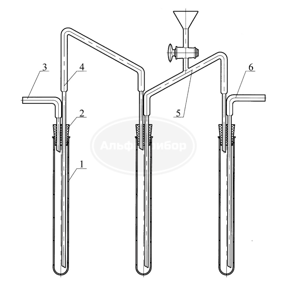 Прибор для перегонки фтора ГФ 2.983.016