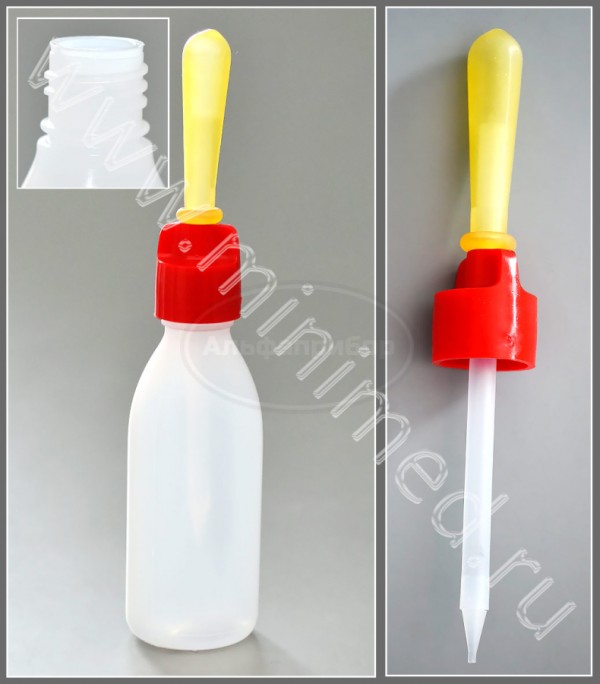 Капельница с пипеткой типа Ранвье, 50мл, п/эт, Kartell, упаковка 10шт