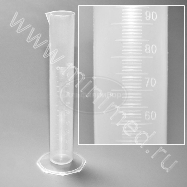Цилиндр 100мл п/п