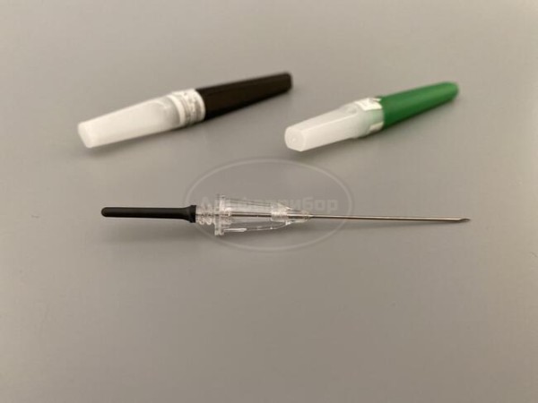 Игла двусторонняя APEXLAB с прозрачной камерой 21G*1 1/2 зеленая (100 шт.)