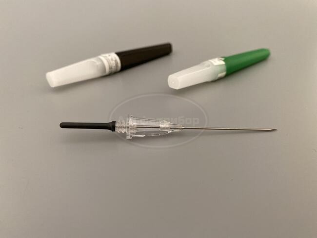 Игла двусторонняя APEXLAB с прозрачной камерой 21G*1 1/2 зеленая (100 шт.)