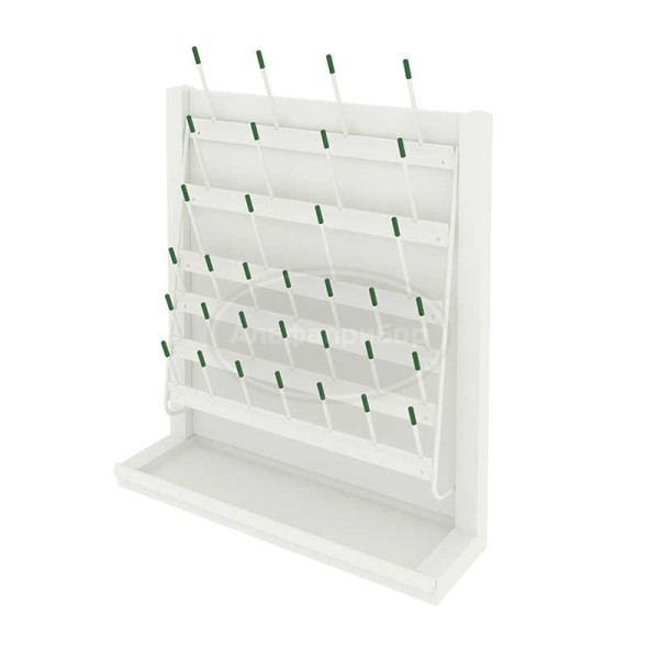 Сушилка 500x150x550 мм настенная, белый металл